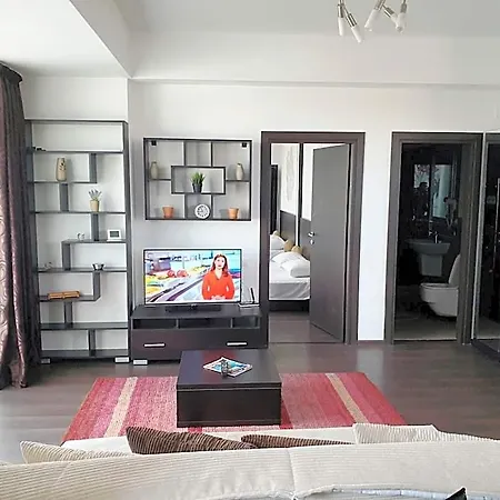 Lägenhetshotell Uptown Bukarest